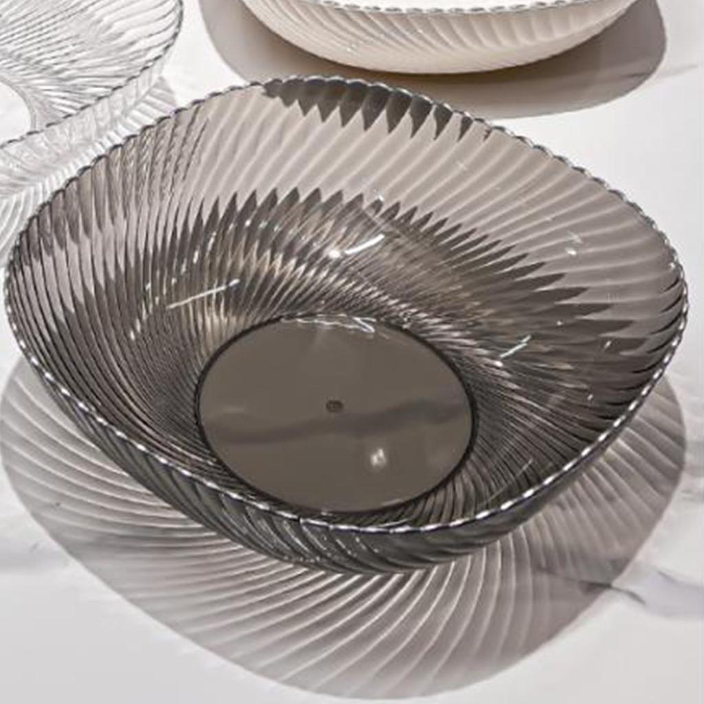 Counter Fruit Bowl Transparent Large Capacity Countertop Snack Bowl Serving Bowl for Household