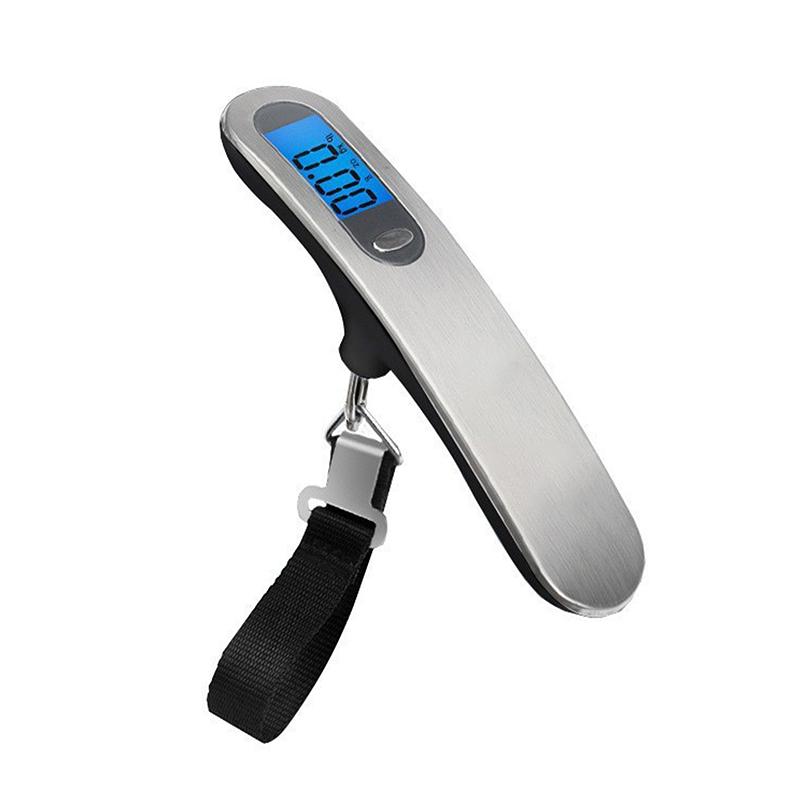 Gold Star 50Kg/110Lb Bagaj Tartısı Elektronik Dijital Tartı Seyahat Taşınabilir Askılı Tartılar 1 Adet