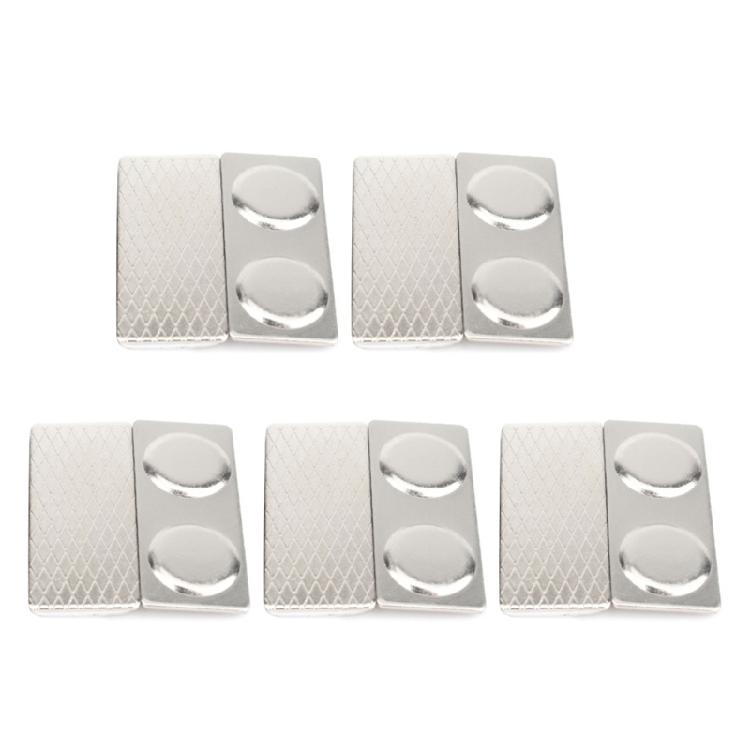 5Pieces Magnetic Badge Holder Fastener Water Resistant Name Label Magnets Fastener For Nurses Teachers Office Staff