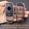 Transparent Black Tpu For Mercedes Benz A C E S G Class Glc Cle Cla Glb Gls Gla W177 W205 W213 W222 S400 Car Key Case Cover Fob