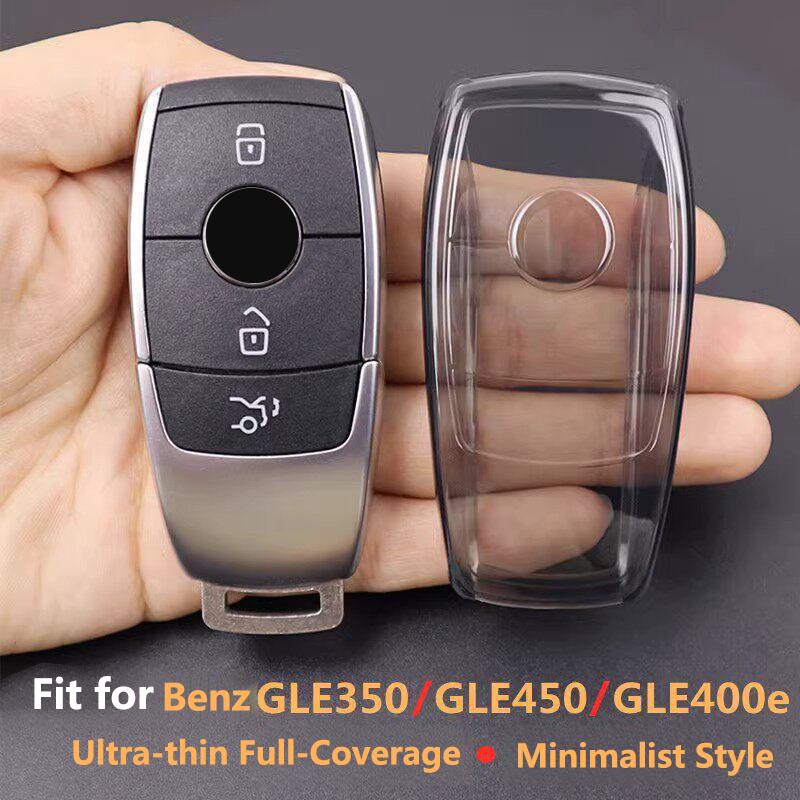 Transparent Black Tpu For Mercedes Benz A C E S G Class Glc Cle Cla Glb Gls Gla W177 W205 W213 W222 S400 Car Key Case Cover Fob