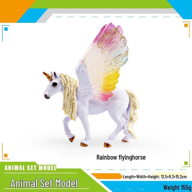 Cross-border Pegasus & Unicorn Mythical Creature Model for Kids