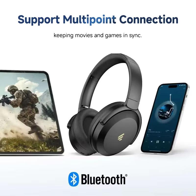 Edifier WH700NB Pro Over-Ear Wireless Headphones Bluetooth 5.4 Hybrid ANC Earphones Hi-Res Audio 56H Playback Foldable Headset