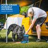 Sea Blue Large Capacity Water Bottle for Camping, Dog Park, and Hiking - Portable Dog Travel Water Bottle with Detachable Drinking Bowl