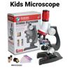 Kid Student Beginner Microscope Led 100x 400x 1200x Scientific Experimental Toy