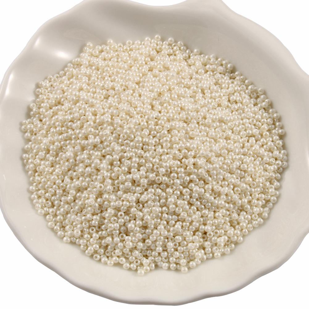 2000 τμχ/παρτίδα 2 χιλιοστών Τσέχικη γυάλινη χάντρα Γούρια Miyuki Round Loose Spacer Beads for Needlework Jewelry Making Diy Bracelet Earrings