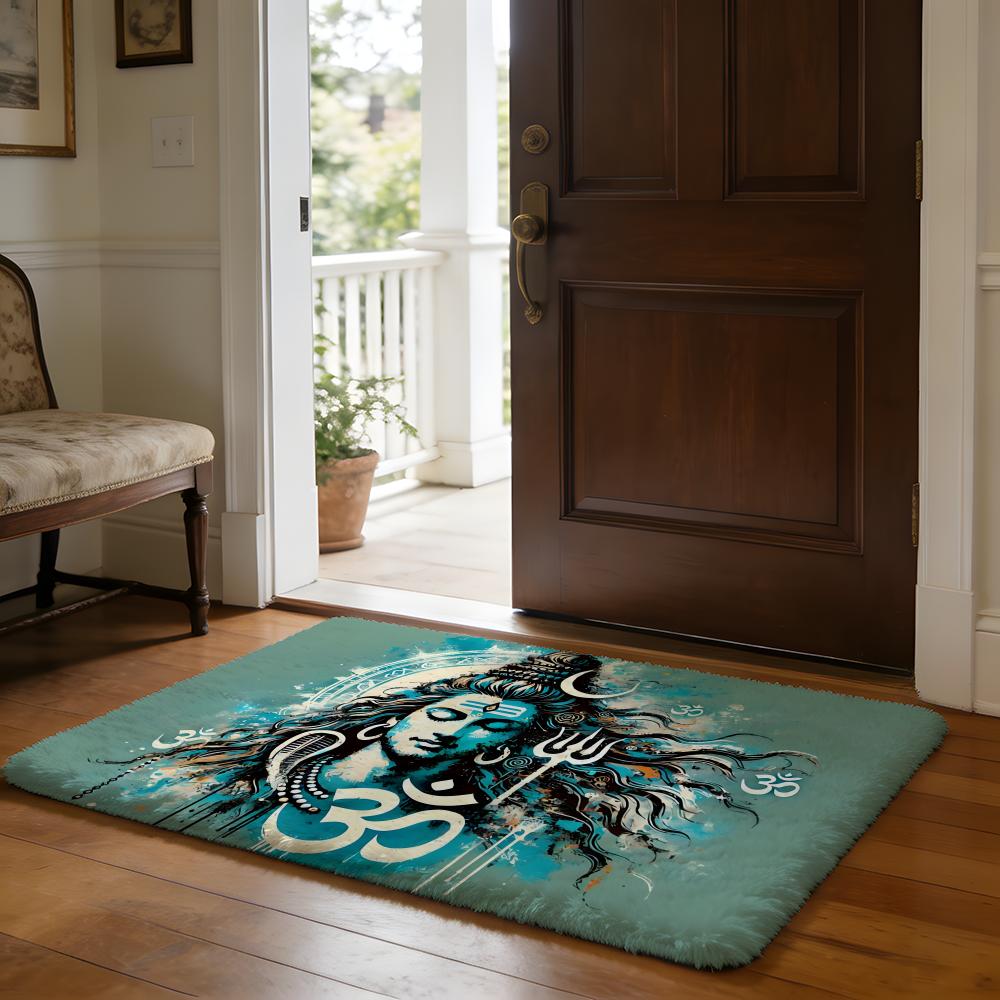 

Floor Mat Soft Flannel Rug Non Slip Absorbent Mat for Bathroom Bedroom Home Decor Anime C Chobits 50x80cm