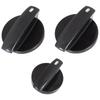 VW Transporter T5 Multivan V 03-10 Air Conditioning/vent Panel Knobs 3 Pcs. Set