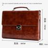 Men's Business Handbag Password Lock Briefcase Rero Portfolio Attache Case Large Capacity Office Computer Bag
