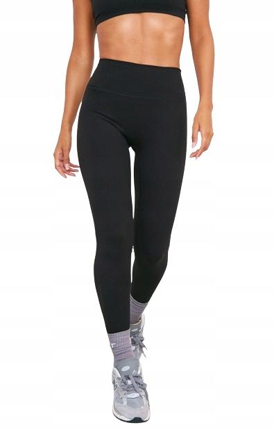 Prettylittlething Legginsy Czarne Sportowe 36 0A3C4_B*