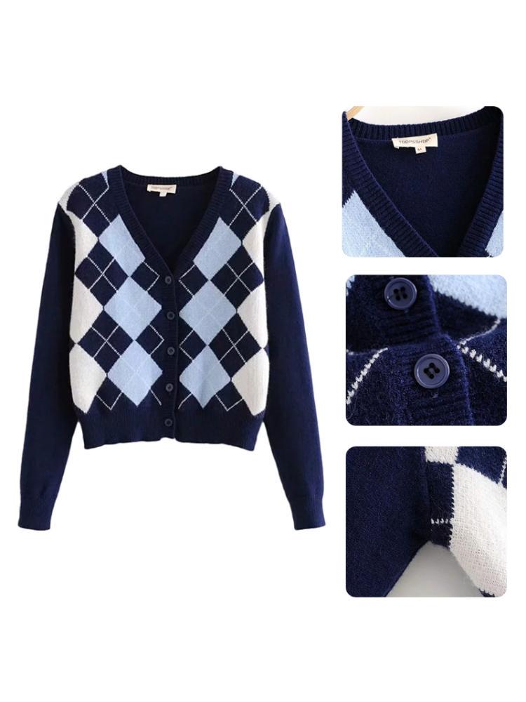 Buy Women Vintage Slim Sweater Cardigan 