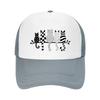 Verspielte gemusterte Katzen Linienkunst Netz Baseballkappe Lässiger Hut Outdoor Für Damen Unisex FeUnisex