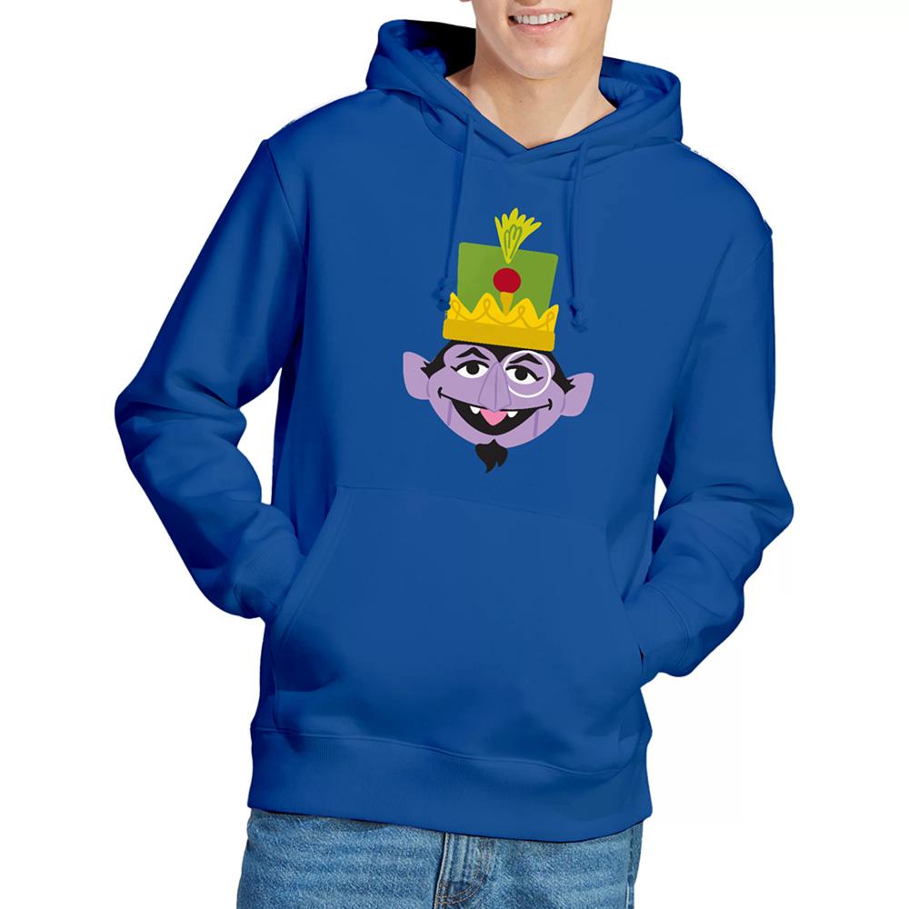 Sesame Street Unisex Adult Count Von Count Nutcracker Christmas Hoodie