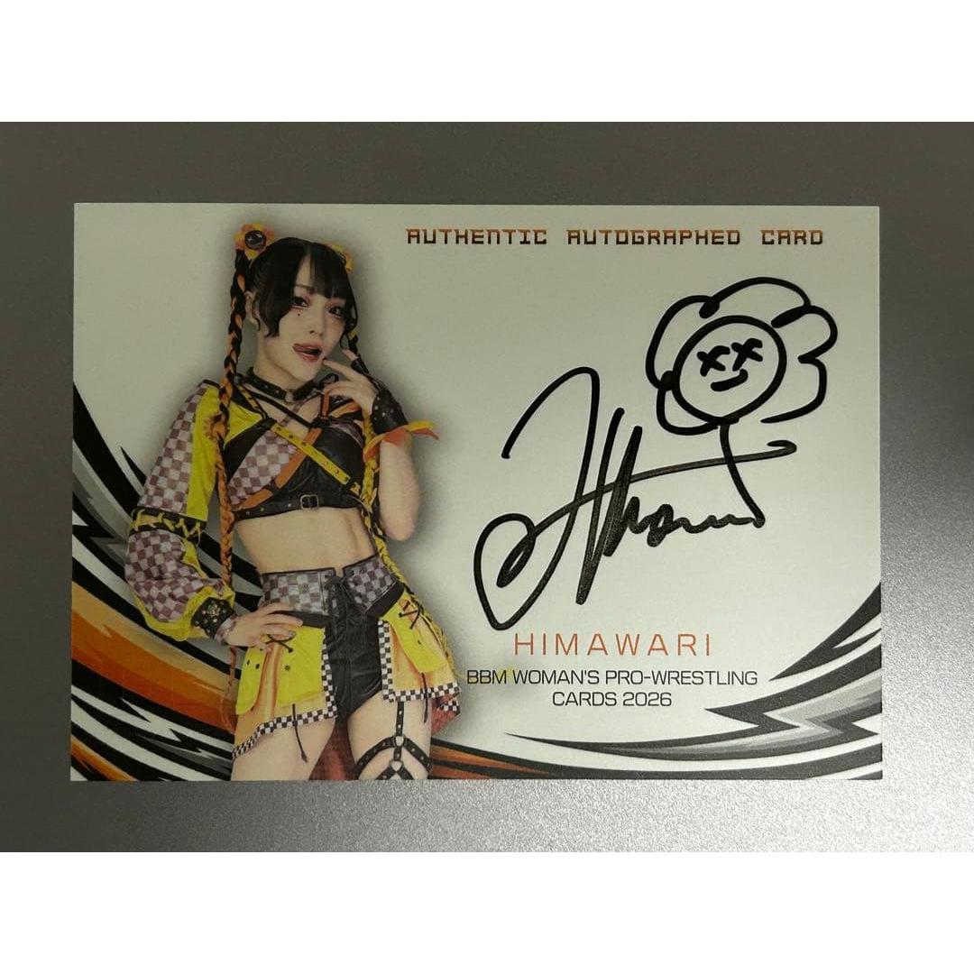 HIMAWARI BBM 2026 Women s Pro Wrestling Autograph Card
