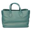 A.D.M.J. Accessoires De Mademoiselle Shrink Leather Tote Bag greenUsed