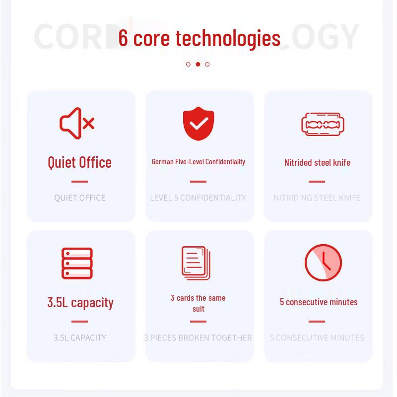 Aurora AS039 Level 5 Personal Desktop Paper Shredder
