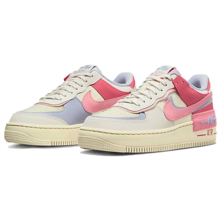 Nike Air Force 1 Shadow Segel Meereskoralle Damen Sneaker Creme Indigo-Nebel Koralle-Kreide DV7449-101
