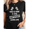 Casual Short-Sleeve Crew Neck T-Shirt with Graphic Print, Perfect for Summer And Spring, Designed for Women