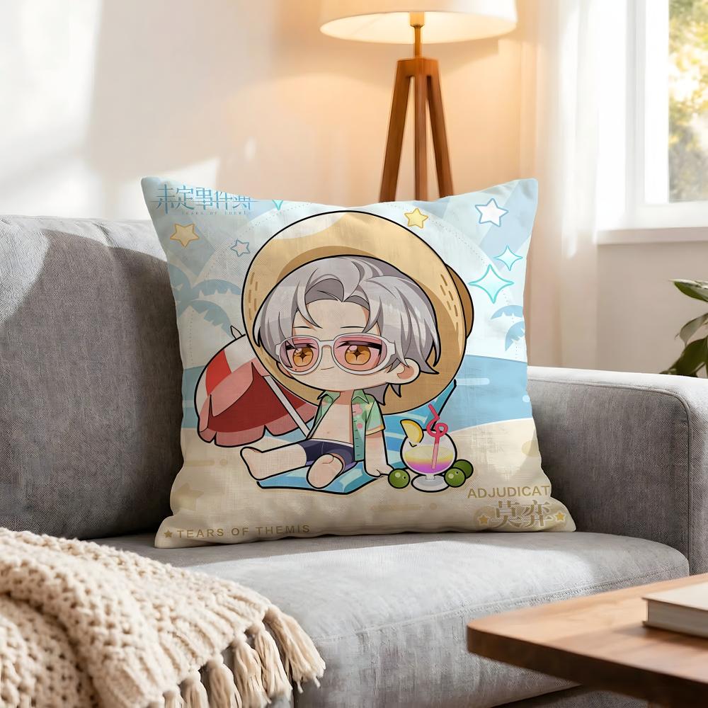 Game Tears of Themis Cushion Cover Pcs Decorative Covers Soft Cushion Case for Sofa Couch Decor x x Pillowcases
