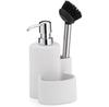 Purana Ceramic White Liquid Soap Dispenser 350 Ml Ke12080