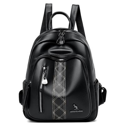 Women Soft Leather Backpacks Large Capacity Bookbag Schoolbag Designer High Quality Backpack Casual Shoulder Bags
