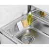 Yoshikawa Dish Drainer, Sink-side Dish Drainer, 12cm Wide x 47cm Deep x 8.3cm High, Made in Japan, Hi! Series, 1306224