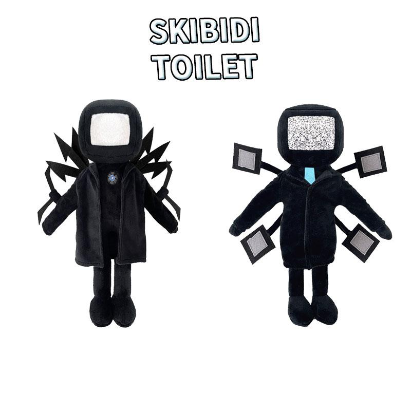 Plush Skibidi Toilet Dolls Television Stuffed Toys Tv Man Prank Game Props Decor