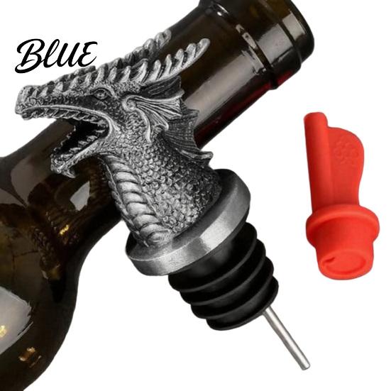 Bar Accessories for Wine Lovers Dragon Head Pourer And Stopper Resin Spout Liquor Champagne Bottle Sealer Bottles Reusable Preservation Whiskey