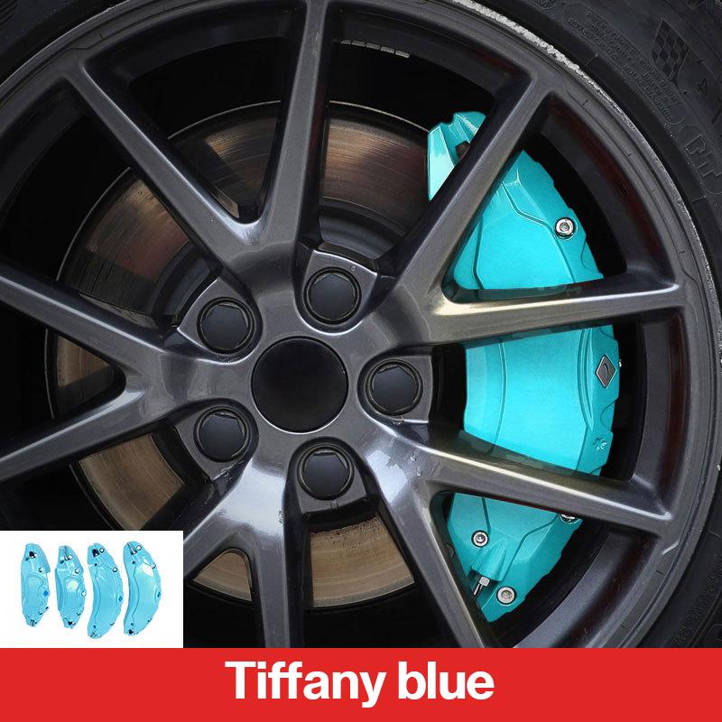 Heenvn Brake Caliper Covers For Tesla Model Y Juniper 2025 2026 Aluminum Alloy Wheel Hub Set Car Calliper Modification Exterior