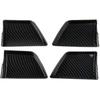 Carbon Fiber Style Inner Door Handle Bowl Cover Trim Accessories for 2025-2026 Toyota 4Runner for 2024-2026 Tacoma