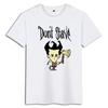 Famine Don't Starve Game Printed Summer Boys Cotton Loose Round Neck Short Sleeve T-Shirts Men’s