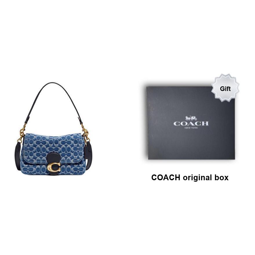 New COACH Tabby Fabric Shoulder Bag Handbag Crossbody Bag Shoulder Bag Women's Denim Blue CA105-B4UDF
