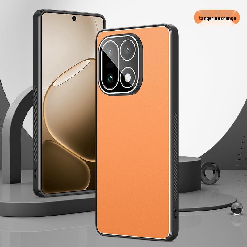 Compatible with OnePlus 15, Full Coverage Frosted Metal Protective Case with Lens Protection, Lightweight Business Hard Shell.