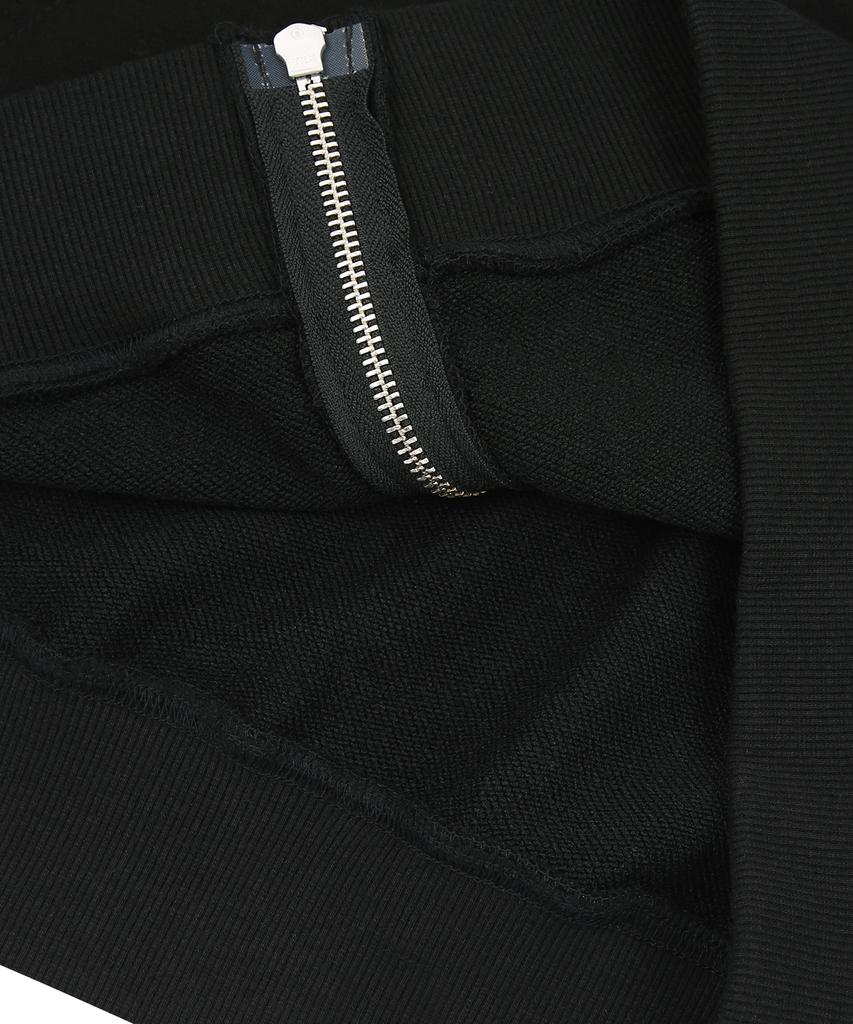 Gainsboro 2Way Signature 1 Zip-Up Hoodie_Black
