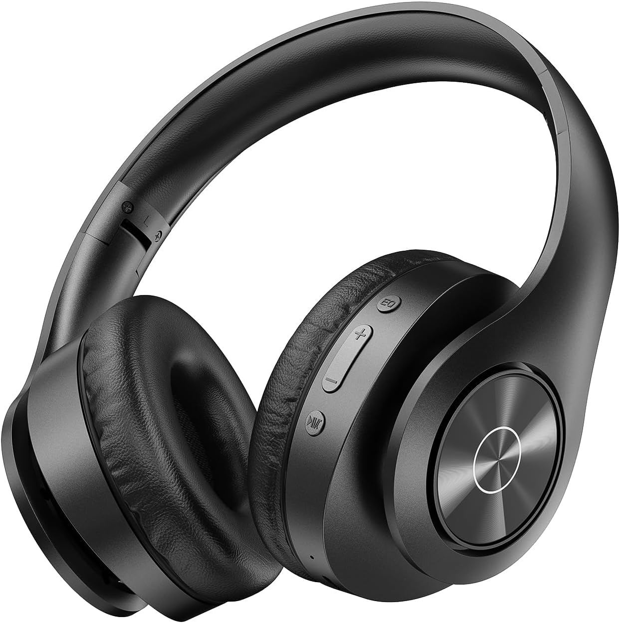 

Sanlao Wireless Bluetooth Headphones First Bluetooth 3 EQ Wired and with Up to 35 Hours of Continuous EDR HIFI Sound No Sound Leakage Cable Black