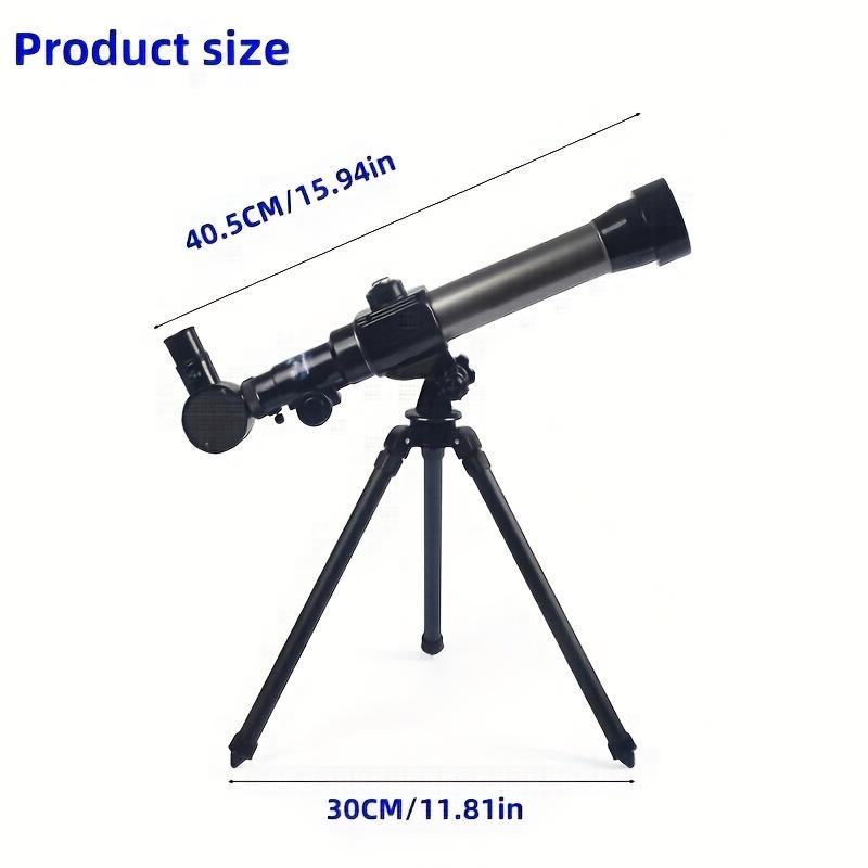 Manual Astronomical Telescope & Suitable for Beginners, 40 Magnification with Objective, Stargazing & Amateur Astronomy, Portable HD Telescope Gift