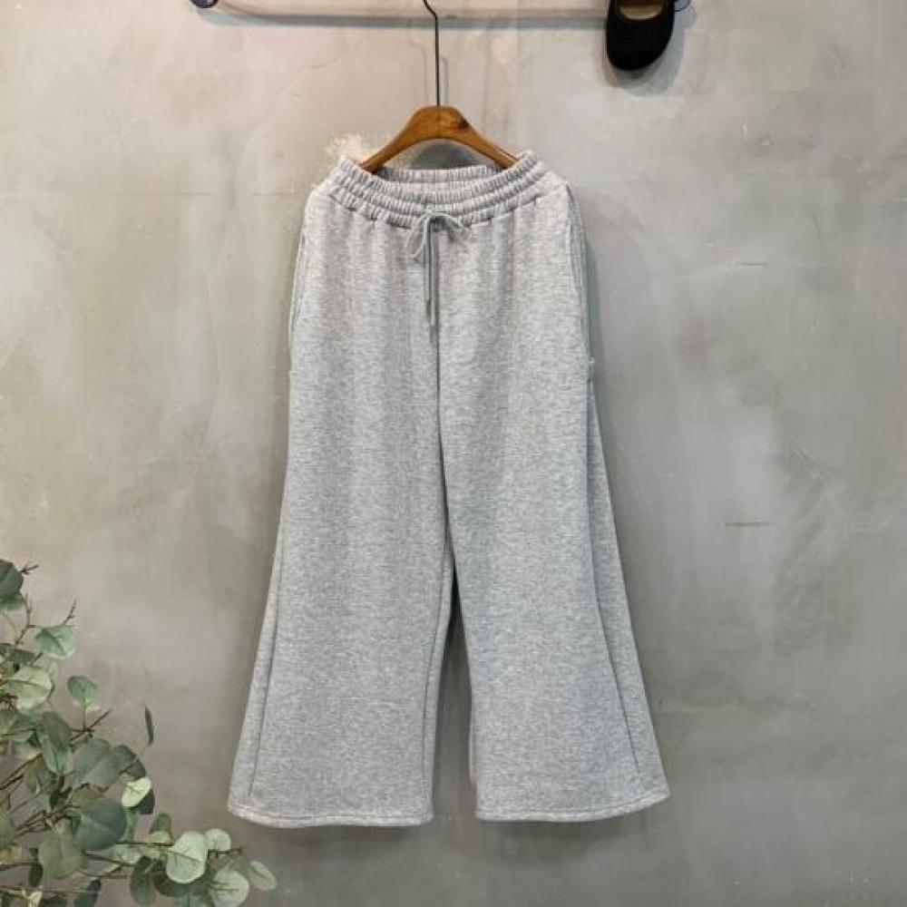 C S In The Room Hano mInk lInIng Side pIntuCk bandIng Wide pantS 2Color