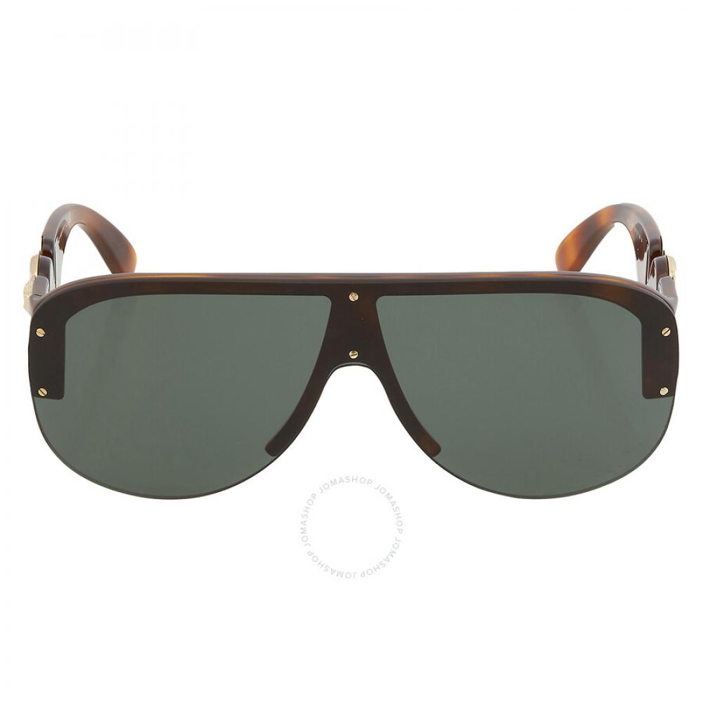 

Versace Dark Green Shield Men s Sunglasses VE4391 531771 48