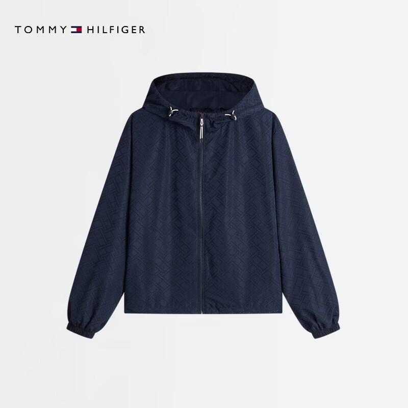 Tommy Hilfiger Embroidered Hooded Loose Fit Jacket
