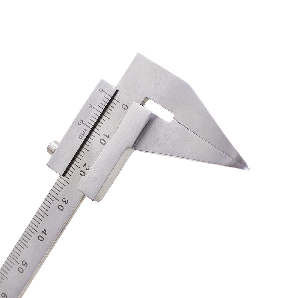1 Piece Dental Orthodontic Calibrator Micrometer Measuring Tool Dental Caliper Vernier Sliding Ruler