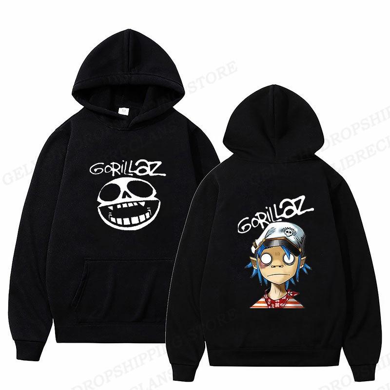 

Rock Band Gorillaz New Men s Hoodies Boys Harajuku Girls Hip Hop Pullover Fancy Music Gift Casual Loose Comfortable Sweatshirt 3XL