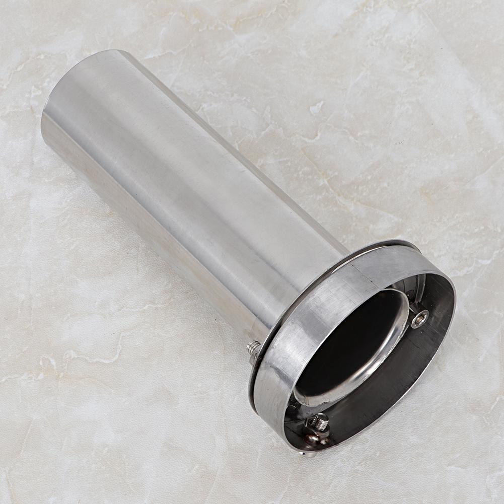 Car Removable Round Head Exhaust Muffler Silencer Car Modification (3.5in)