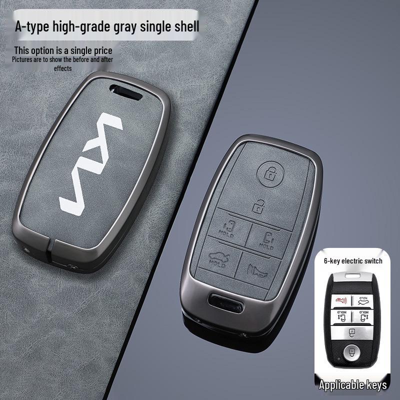 Kia K3 Key Case for Sportage, K5, K2, KX3, K4, KX5 - Protective Car Key Shell and Bumper