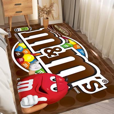 Χαλάκι M&M Καραμέλες Σνακ Πατάκι Εισόδου Πλενόμενο Αντιολισθητικό Χώρος Σαλονιού Καναπέ Καρέκλες Χαλάκι Κουζίνας Πατάκι Εισόδου Χαλί