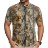 Men's Short Sleeve Cycling Jersey Half Zip Breathable Quick Dry Lightweight Round Neck Sports Shirt for Outdoor Activities