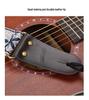Creative Embroidery Non-slip Guitar Strap with Picks for Electric & Acoustic Guitars