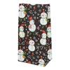 10pcs Kraft Paper Candy Cookie Bag Santa Claus Snowman Christmas Gift Packing Bags Xmas Navidad New Year Party Decor Supplies