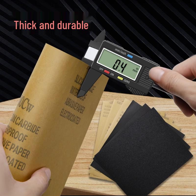 Ultra-Fine Adhesive Sandpaper for Polishing Corners, Walls, Wood, and Car Paint Surfaces
