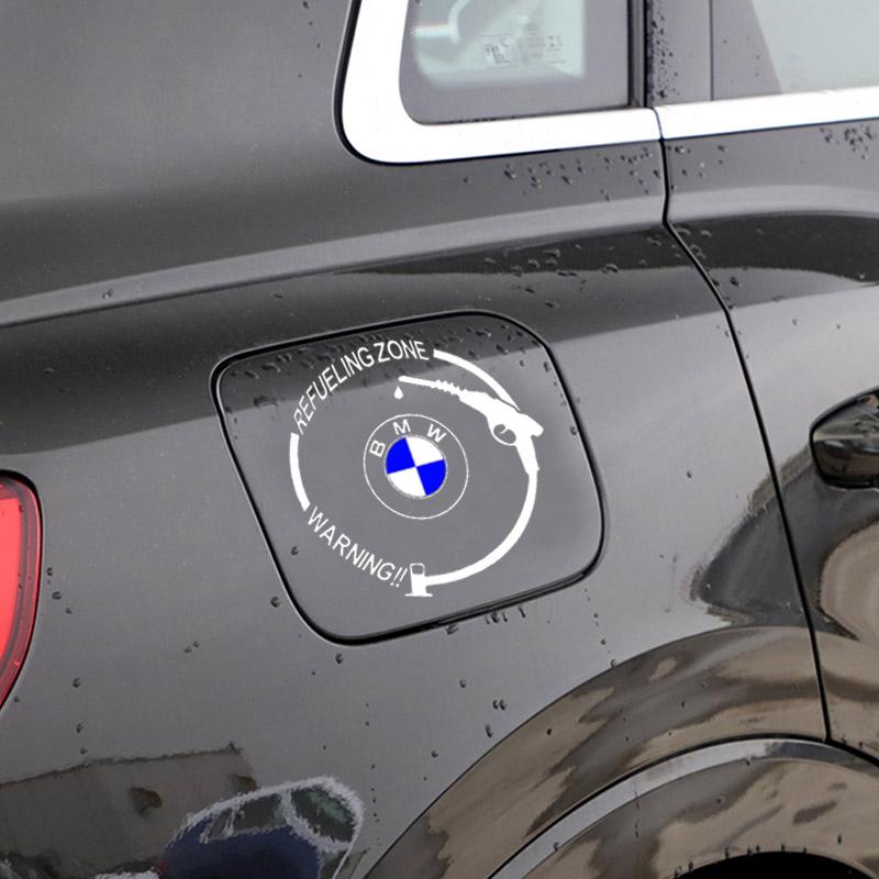1Pcs Car Fuel Tank Cap Stickers Vinyl Fashion Decoration Decals For BMW E46 E90 E60 E39 E36 E87 E61 3 5 7 Serie E91 E53 E34 E83 328i