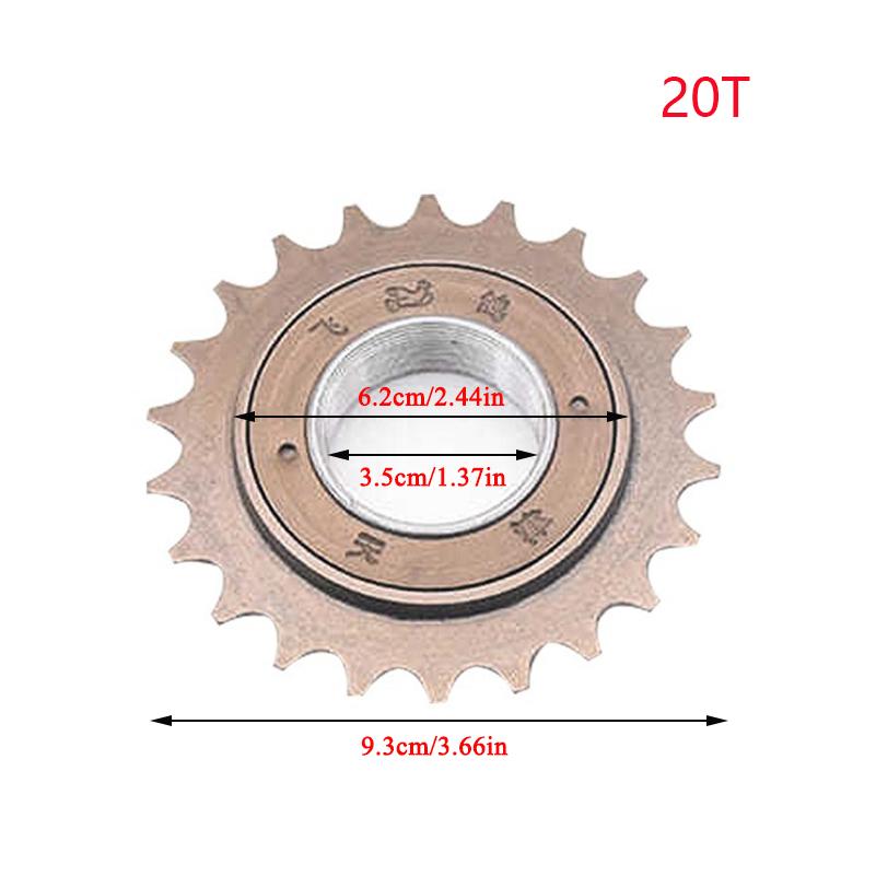 16/18/11/11T 11mm Singlespeed Freewheel Bicycle Sprocket Fixed Gear Cycling Tryall Flywheel Removable Bike Parts Accessories